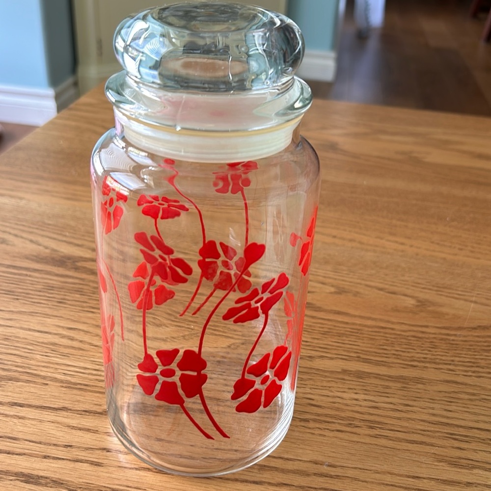 Vintage Glass Canister
